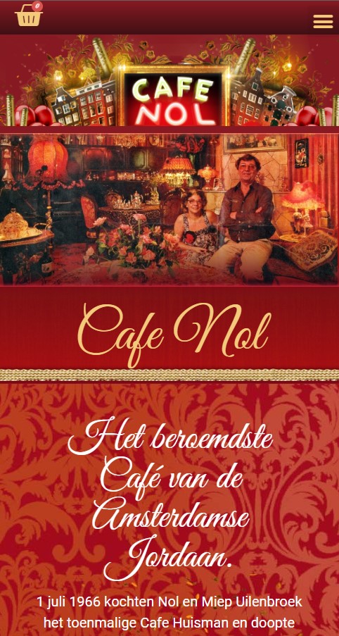 WebSpaceZ Webdesign Café Nol Webshop