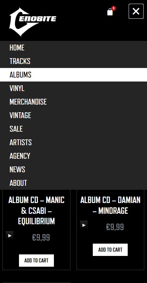 WebSpaceZ Webdesign Cenobite Records