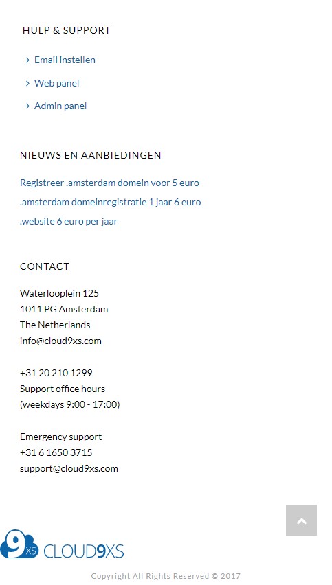 WebSpaceZ Webdesign Cloud9XS