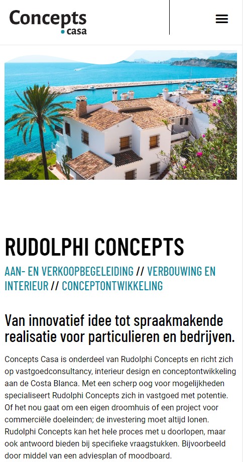 WebSpaceZ Webdesign Concepts Casa Javea