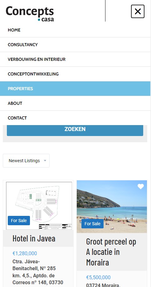 WebSpaceZ Webdesign Concepts Casa Javea
