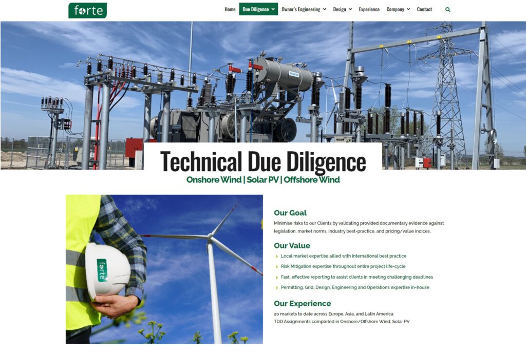 Webspacez Webdesign Forte Renewables