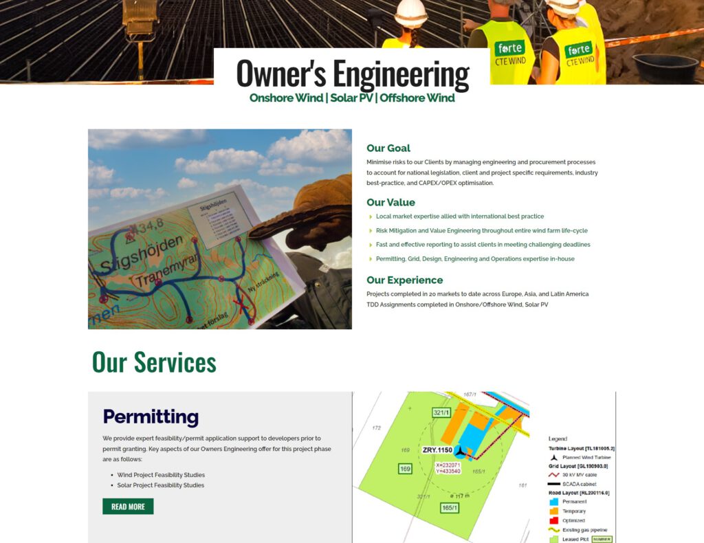 Webspacez Webdesign Forte Renewables