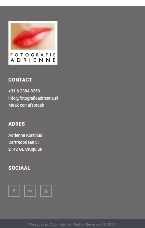 WebSpaceZ Webdesign Fotografie Adrienne