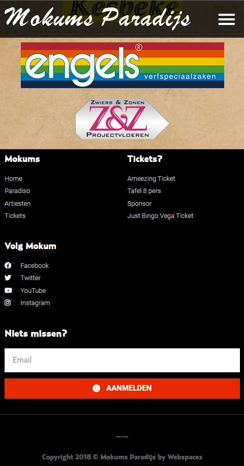 WebSpaceZ Webdesign Mokums Paradijs