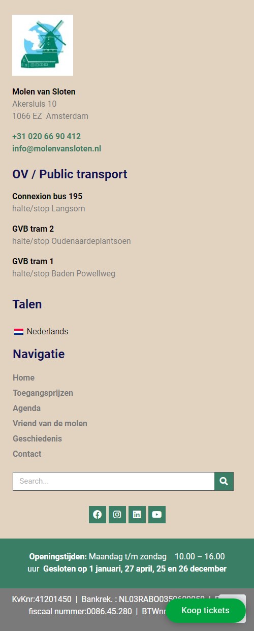 WebSpaceZ Webdesign Molen van Sloten