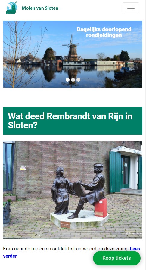 WebSpaceZ Webdesign Molen van Sloten