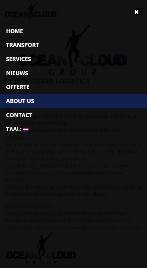 WebSpaceZ Webdesign Oceancloud Logistics