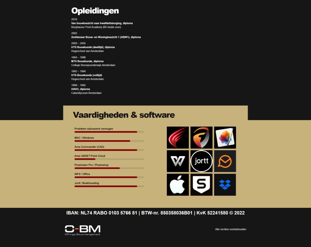 WebSpaceZ Webdesign Offringa Bouwmanagement