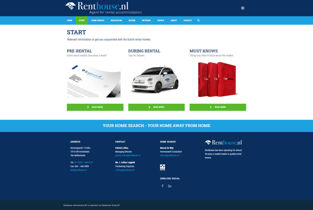 WebSpaceZ Webdesign Rent House