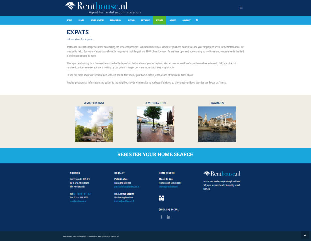WebSpaceZ Webdesign Rent House
