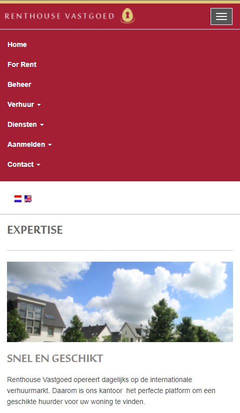 WebSpaceZ Webdesign RentHouse Vastgoed
