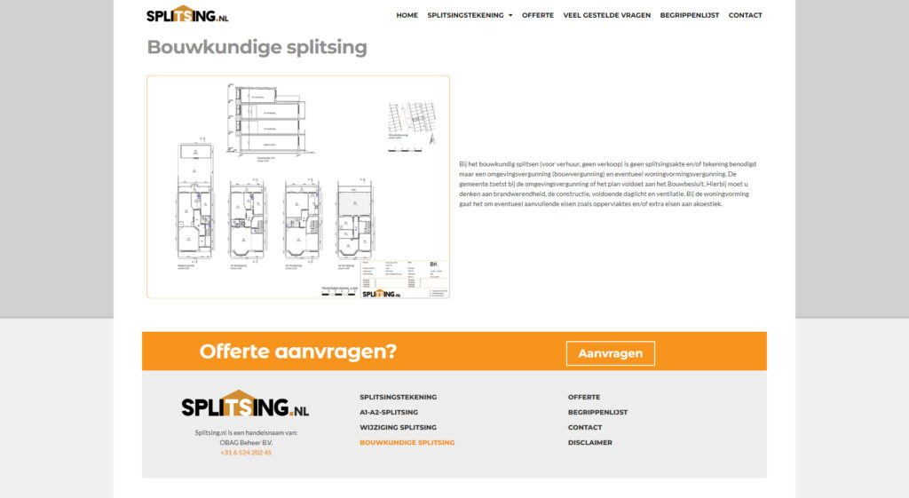 WebSpaceZ Webdesign Splitsing