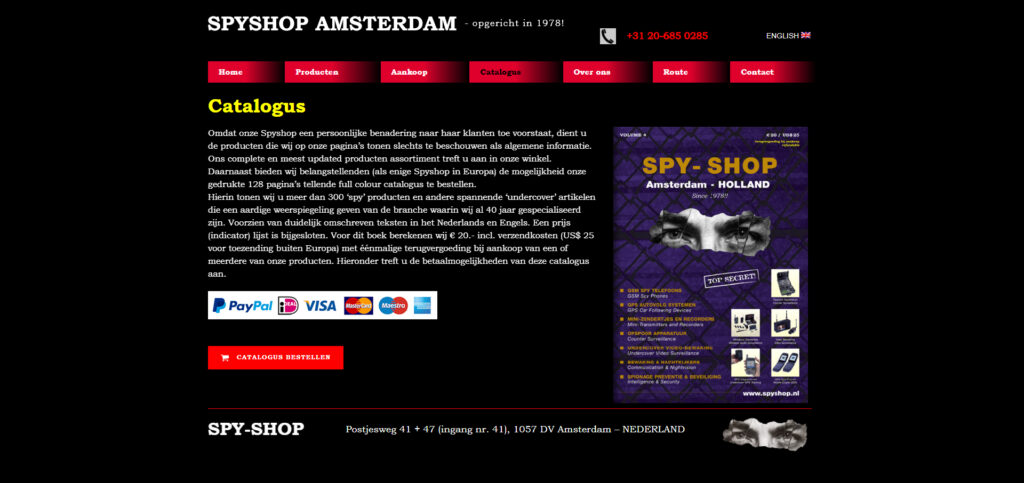 WebSpaceZ Webdesign Spyshop