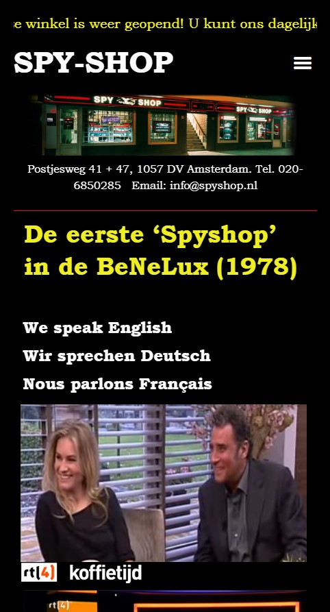 WebSpaceZ Webdesign Spyshop
