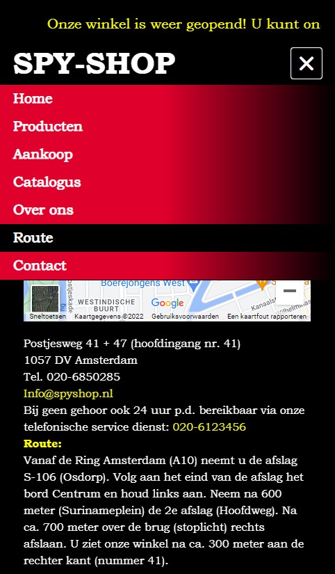 WebSpaceZ Webdesign Spyshop