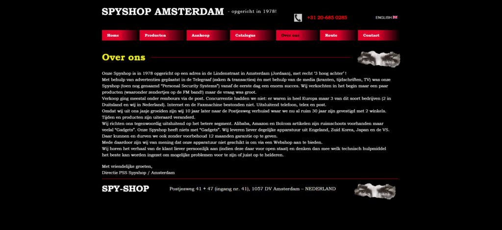 WebSpaceZ Webdesign Spyshop
