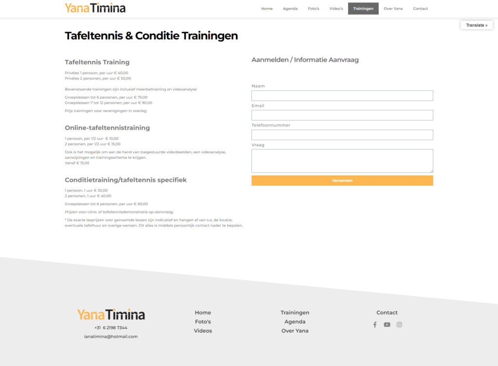WebSpaceZ Webdesign Yana Timina