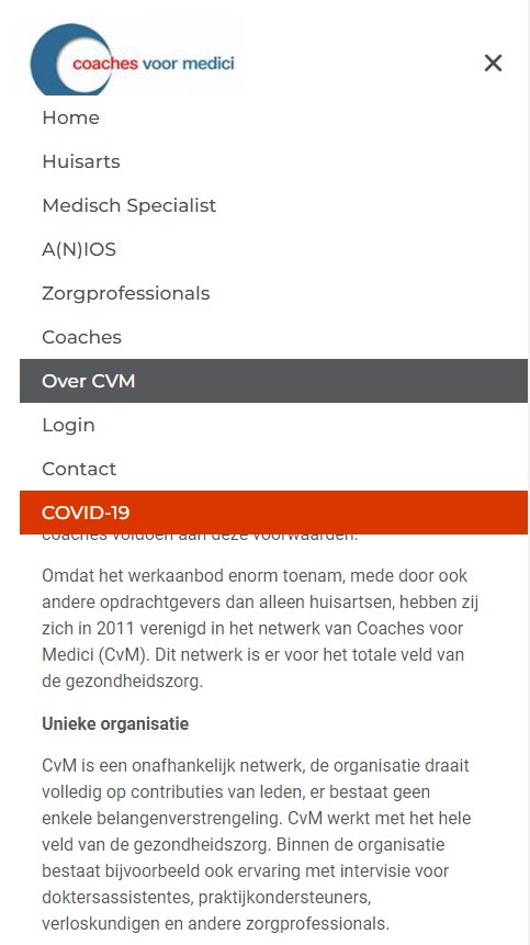 WebSpaceZ Webdesign Coaches voor Medici