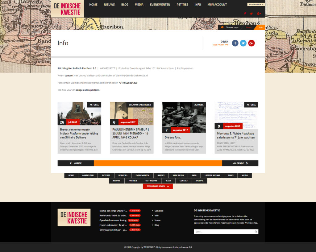 WebSpaceZ Webdesign DeIndischeKwestie