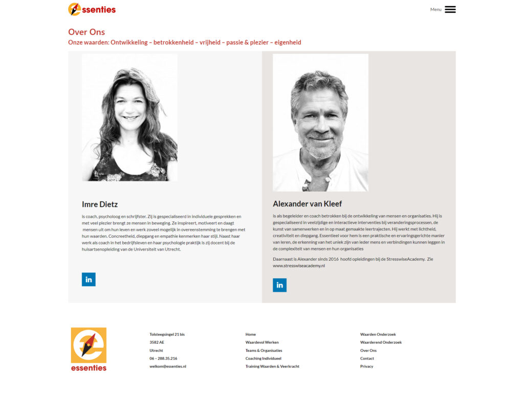 WebSpaceZ Webdesign Essenties