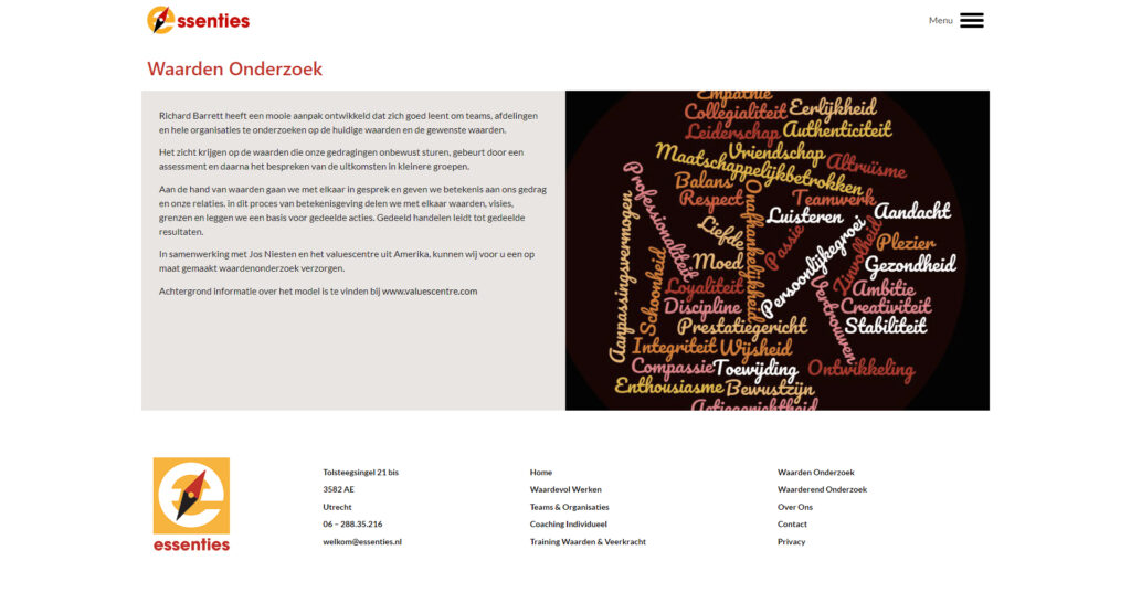 WebSpaceZ Webdesign Essenties