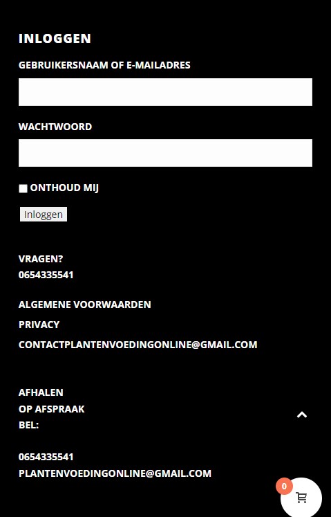 WebSpaceZ Webdesign Plantenvoeding