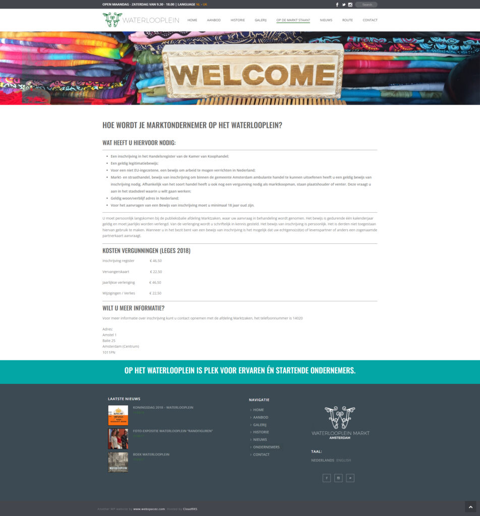WebSpaceZ Webdesign WaterlooPlein