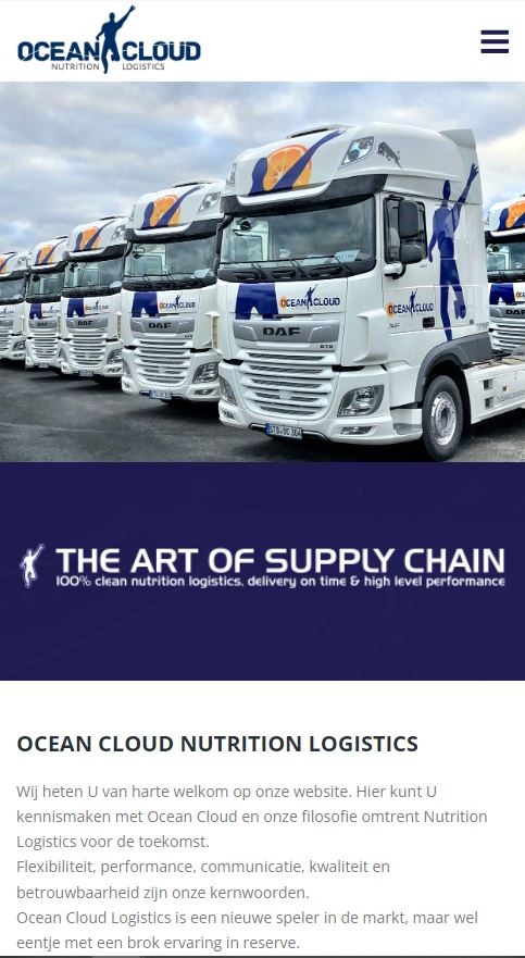 WebSpaceZ Webdesign Ocean Cloud Logistics